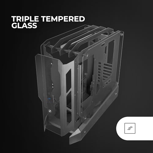 Boîtier PC Moyen Tour ATX Mars Gaming MC-Edge Noir Support Refroidissement Liquide 240 mm - 3