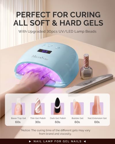 Image of MelodySusie Detachable Base UV /LED Nail Lamp P-Plus30I for Hard Gel