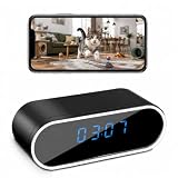 DAIFAC 1080P HD WiFi Clock Hidden Camera,Spy Camera Wireless for Home Office Monitoring,Small Video...