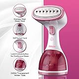 INALSA Handheld Garment Steamer Steamax | 1200-Watt Fast Heat Up | Upto 22 g/min Powerful steam|260ml Capacity | Vertical & Horizontal Steaming| Auto shut off protection| Kills 99.9%* Bacteria