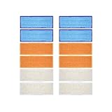 Washable Mop Cloth ,Compatible for IRobot Braava Jet 240 241 245 250 Robotic Vacuum Cleaner Wet Pad Mop Dry Damp Pad Mop Spare Parts