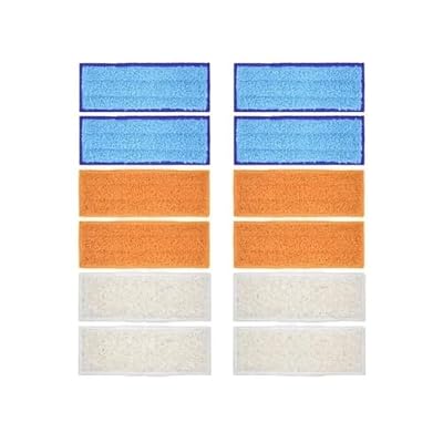 Washable Mop Cloth ,Compatible for IRobot Braava Jet 240 241 245 250 Robotic Vacuum Cleaner Wet Pad Mop Dry Damp Pad Mop Spare Parts