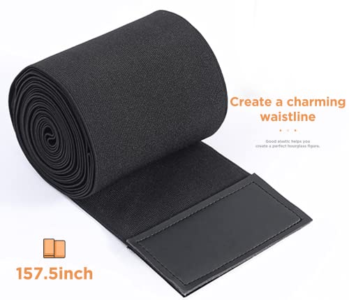Waist Trainer For Women Lower Belly Fat, Stomach Wraps For Weight Loss, Waist Trimmer For Women & Men, Stomach Shapewear,Machine Washable Waist Trainers, Post Party Belly Wrap With Velcro. Black #TOP6