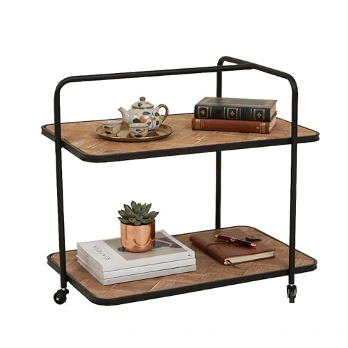 Carrito de cocina Premier Housewares compacto y resistente para almacenamiento versátil en el hogar 2