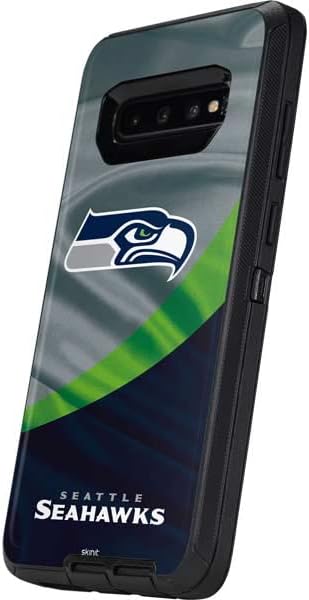 Skinit Decal Skin Compatible with OtterBox Defender Galaxy S10 Plus - Officially Licensed NFL Seattle Seahawks Design
