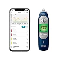 Braun ThermoScan 7 + connect Termometro auricolare | Compatibile con l'app Braun Family Care™ |...
