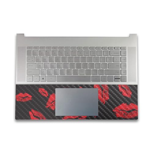 Image of Carbon Fiber Gaming Skin Compatible with HP Envy x360 16 inch (2023) - Kiss Me - Premium 3M Vinyl Protective Wrap Decal Cover - Easy to Apply | Crafted in The USA by MightySkins