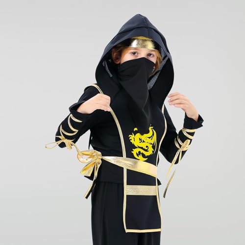 Disfraz completo Ninja para niños talla S 4-5 años miniatura 3