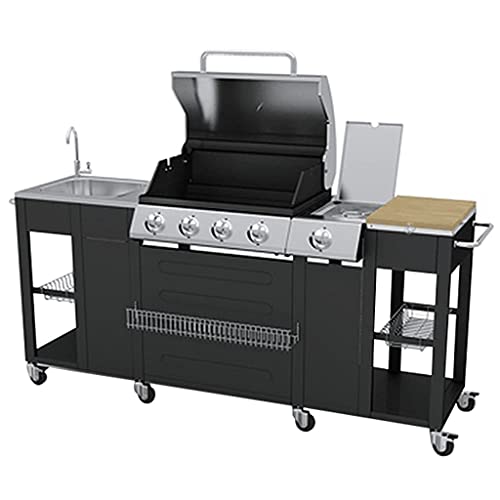 Home Producten-Buitenkeuken Barbecue Montana 4 Branders - Afbeelding 4