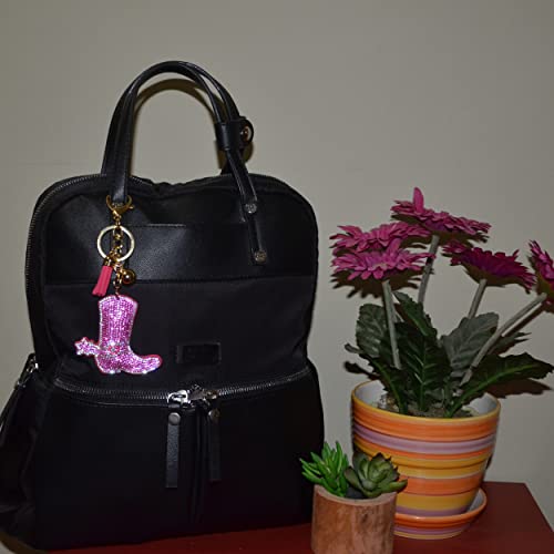 Popfizzy Crystal Keychains for Women and Girls, Bling Backpack Keyring, Bedazzled Purse Charms, Bag Charms, Handmade Gifts - Image 3