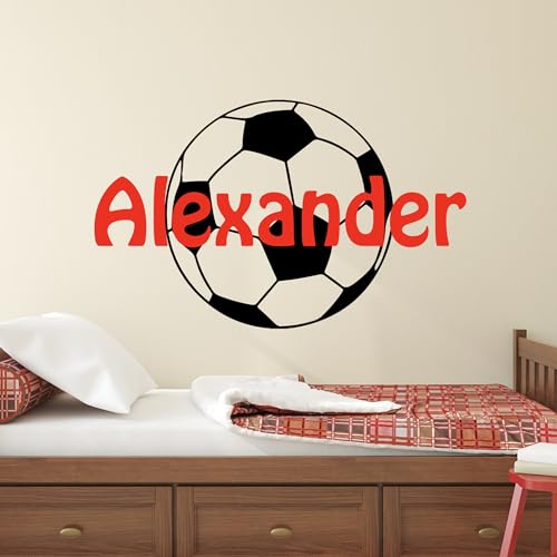 Vinilo decorativo de fútbol para habitación infantil