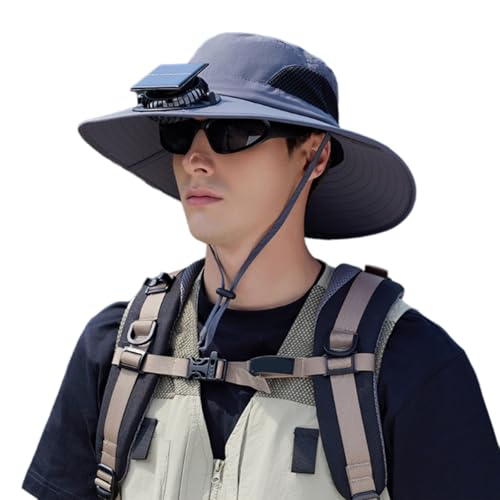 Bonnet de ventilation solaire en tissu polyester léger et ajustable pour activités outdoor