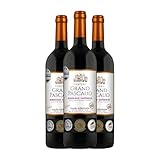 Château Grand Pascaud Bordeaux Supérieur 75 cl Vino tinto (Caja de 3 Botellas de 75 cl)