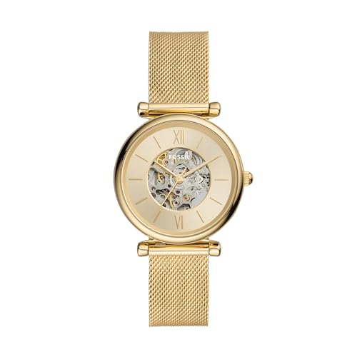 La Mejor Selección de Fossil Reloj Dama - los preferidos. 45 Reloj Fossil ME3250 Carlie de acero inoxidable en color dorado para dama