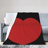 Zhbvncp I Love Coke Premium Flannel Blanket - Lightweight Throw for Bed & Sofa, Double-Sided Geometric Print50 X40