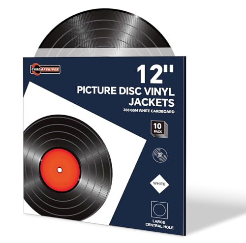 Chaquetas de vinilo antiarrugas fundas de cartón blanco 350g para discos de 12 pulgadas