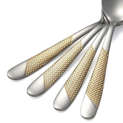Image of Stainless Steel Dinner Spoons Set, Durable & Cost-Effective & Dishwasher Safe, Food-Grade Stainless Steel Spoons, Cutlery for Home, Kitchen or Restaurant (6 Pc Big Spoon, Silver)