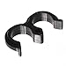 Produktbild 12 Schlauchhalter Halterung Verbinder Clip Schwarz Leitung Klemme Klammer Hose Holder Neu Old-Harvest