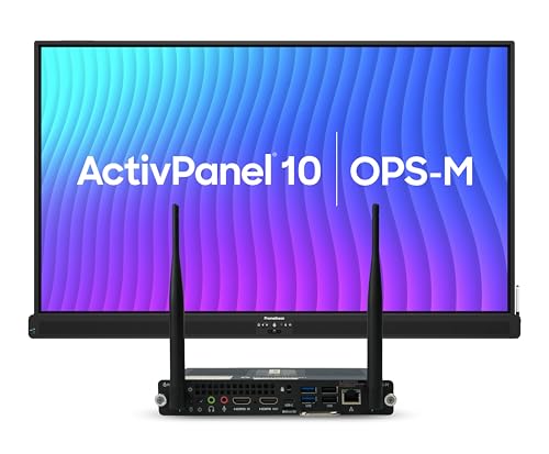 Image of Promethean ActivPanel 10 86 inch High Specification Digital Whiteboard for Office or Classroom, 4K UHD, OS Flexible Device, Panel & Wall Mount Included, Bundled 8GB N97 Windows OPS, 3 Year Onsite Support