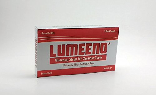 Lumeeno Zero Peroxide Gentle Teeth Whitening Strips 2 Week Supply (14 Treatments)