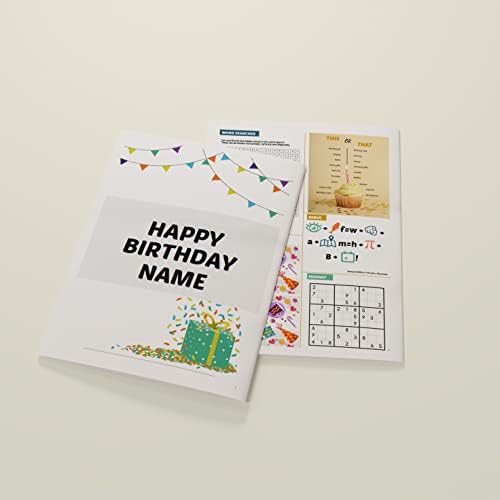 Happiedays Personalised Birthday Card in Newspaper Format Authentic