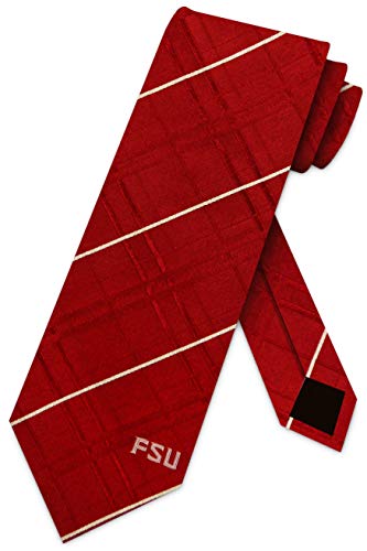 Eagles Wings Florida State Oxford Stripe Woven Silk Necktie
