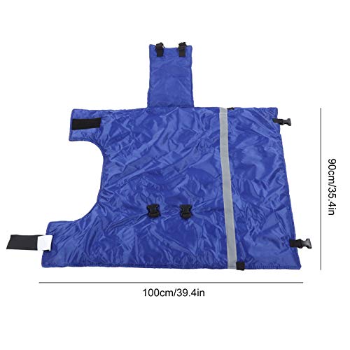 Couverture de mollet coupe-vent avec boucles rapides et bandes