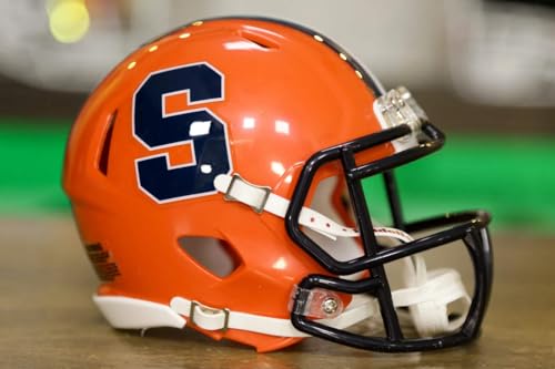 Casco de fútbol Syracuse Orangemen Revolution Speed Mini soluciona la falta de espacio
