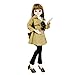 EVA BJD Doll 1/3 sfera meccanica snodato bambola con L'Insieme completo di Vestiti cappotto Scarpe Calze Capelli Pantaloni Accessori, Altezza 1.9ft 23in (Sandy)