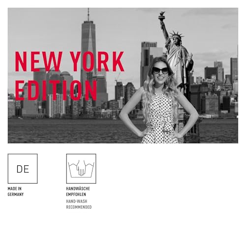 Flûte à champagne New York Edition cristal avec motif multicolore 200 ml