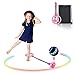 GUBOOM Knöchel Skip Ball, Kinder Blinkend Springball, Faltbare Knöchelsprungball für Kinder, Fitness-Spielzeug für Kinder, Geeignet für Erwachsene, Kinder