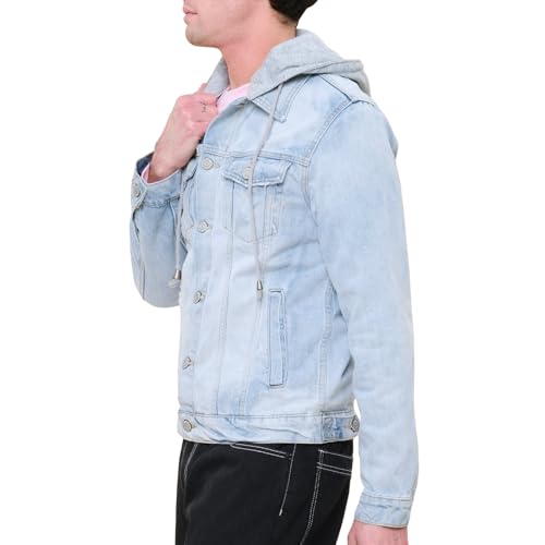 Image of VICTORIOUS Men's Distressed Denim Jacket