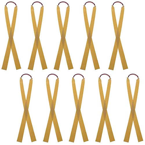 10 Piezasbandas Elásticas Tirachinas, Bandas Elásticas Tirachinas, Alta Resistencia y Propiedades de Tracción, Banda de Goma Anticongelante para Hacer Rally, Agarre, Tirachinas