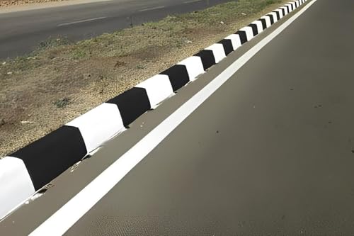Image of 1001 Road Marking Paint White Oil Base IS :164 I Special Marking Paints (Visibility Enhancer Paints) for Curb Paint, Traffic Paint, Pavement Striping, Parking Lots, Crosswalks, Driveways, Airports, Traffic Signs etc. (1 Ltr)