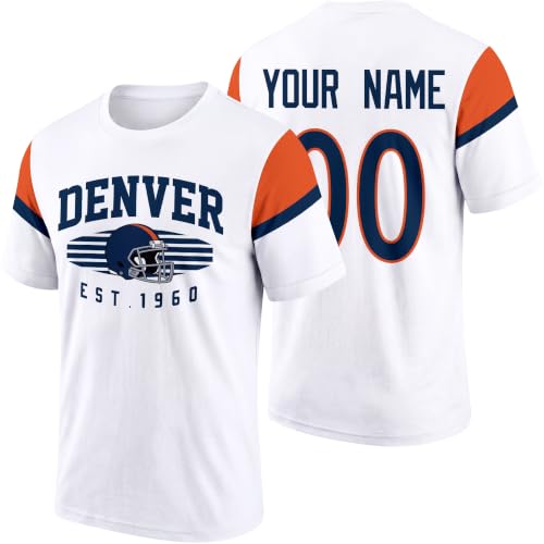 Image of T-Shirt Custom Name and Number Personalized Gifts | Crewneck Short Sleeves T-Shirt for Men S-4XL