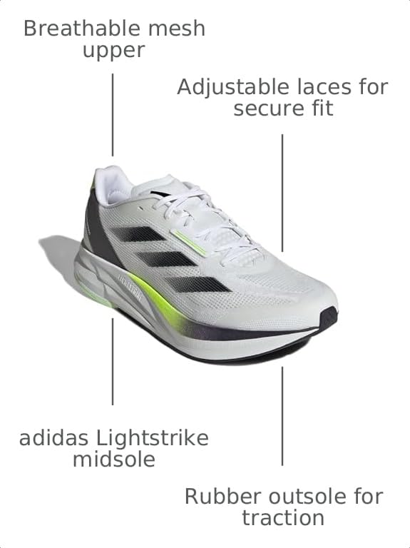 Image of adidas Mens Duramo Speed Running Sneakers Shoes - Blue