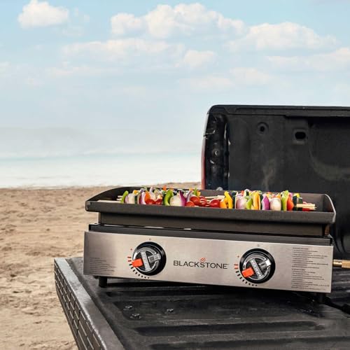 Bundle of Blackstone 22″ Griddle Tischgrill mit 2 Brennern + 50 mBar Regulator