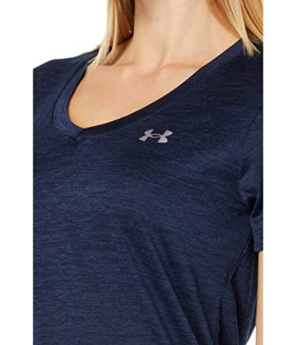 Image of Under Armour Womens Tech V-Neck Twist Short-Sleeve T-Shirt