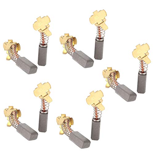 Kqcibz 1 Pair Carbon Brushes 999054 Replace for DV14DSL DV14DL DS18DSL DS18DSAL DS18DMR DS18DL DS14DSL DS14DSAL DS14DMR