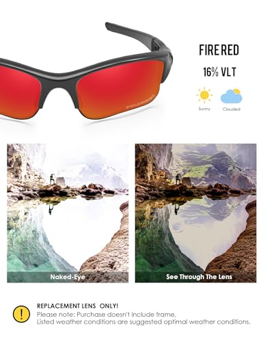 Image of BLAZERBUCK Replacement Lenses & Sock Kit for Oakley Flak Jacket XLJ Sunglass