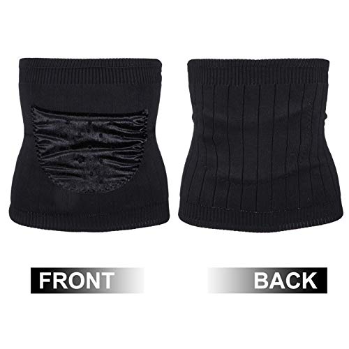 Faja lumbar de lana cálida para soporte y protección abdominal miniatura 7
