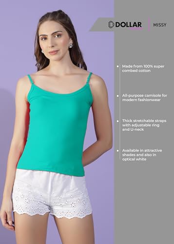 Image of Dollar Missy Pack of 1 Women's Combed Cotton super combed cotton Camisole