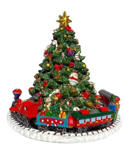 Carillon decorativo natalizio con musica, apribile, ruota la decorazione natalizia con melodia, orologio musicale, carillon di Natale, carillon musicale, carillon musicale, carillon (albero di Natale