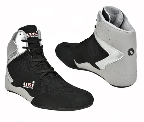Image of USI UNIVERSAL 701W Wrestling Shoes, Comferto Sports Shoes for Wrestlers for Men & Women with Pu Suede, Mesh & Rubber Construction