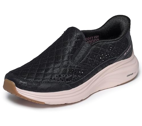 Image of Skechers Women's Cozy Fit Contour Foam Glowing Gem Hands Free Slip-ins Sneaker