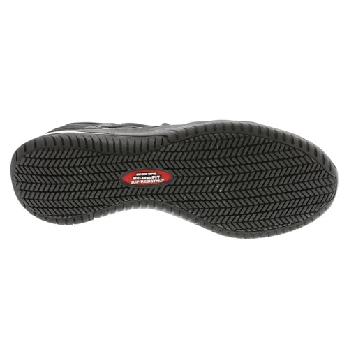 Skechers Women's Hands Free Slip-Ins for Work Dantey Parral Bungee SR Health Care Professional Shoe, Black, 8