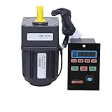 CPBGXJZD 4RK25GN-C 220V AC Geared Motors 25W Induction Small Machine with Intelligent Digital Speed Controller CW CCW