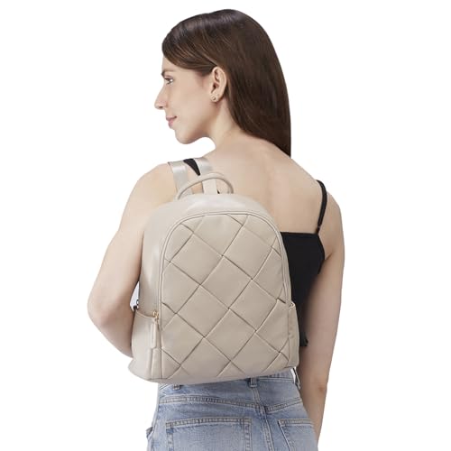 Image of Caprese Merlin Casual Backpack, Medium | Fashion Backpack for Women with Adjustable Shoulder Strap & Secure Zip Closure | Spacious, Versatile for Everyday Outings and Travel