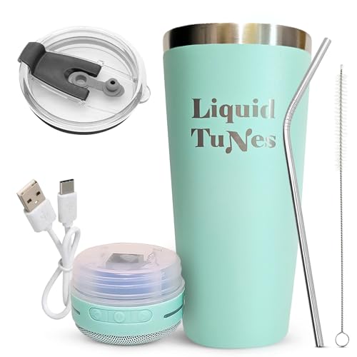 Liquid TuNes Stainless Steel Tumbler with Wireless Music...