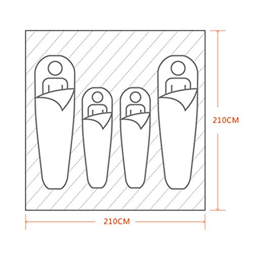 Carpa para hombre impermeable para 3-4 personas miniatura 6